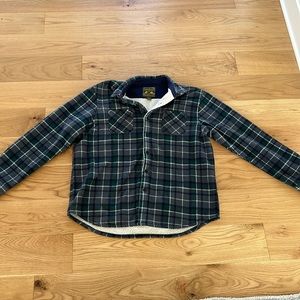 Anchorage Expedition Brand Sherpa Lined Plaid Shirt Jacket (XL)